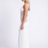 Penelope | Elegant Maxi Dress with Open Back Detail