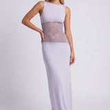 Penelope | Elegant Maxi Dress with Open Back Detail