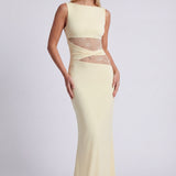 Vivienne | Maxi Dress with Lace Waist Detail