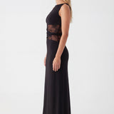 Vivienne | Maxi Dress with Lace Waist Detail