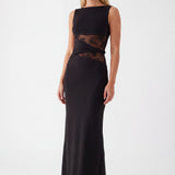 Vivienne | Maxi Dress with Lace Waist Detail
