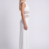 Vivienne | Maxi Dress with Lace Waist Detail