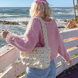 Freya | Asymmetrical Women's Jumper with Stylish Ties