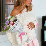 Freya | Asymmetrical Women's Jumper with Stylish Ties