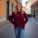 Lily | Women's Long Sleeve Round Neck Sweater