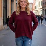 Lily | Women's Long Sleeve Round Neck Sweater