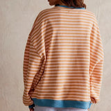 Mia | Women's Loose Fit Striped Casual Jumper
