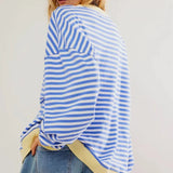 Mia | Women's Loose Fit Striped Casual Jumper