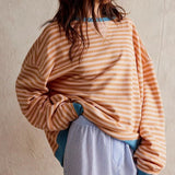 Mia | Women's Loose Fit Striped Casual Jumper