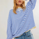 Mia | Women's Loose Fit Striped Casual Jumper