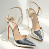 Freya | Women's Pointed Toe Ankle Strap Pumps