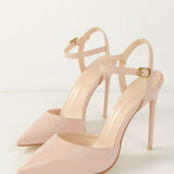 Freya | Women's Pointed Toe Ankle Strap Pumps