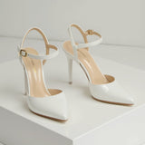 Freya | Women's Pointed Toe Ankle Strap Pumps