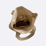 Margot | Oversized Straw Tote with Zip Closure