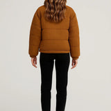 Emery | Short Ribbed Puffer Jacket for Women – Warm & Trendy