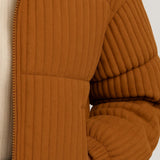 Emery | Short Ribbed Puffer Jacket for Women – Warm & Trendy