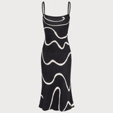 Charlotte | Fitted Midi Dress with Mermaid Hem