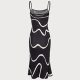 Charlotte | Fitted Midi Dress with Mermaid Hem