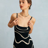 Charlotte | Fitted Midi Dress with Mermaid Hem