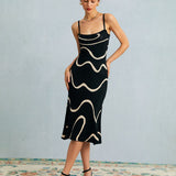 Charlotte | Fitted Midi Dress with Mermaid Hem