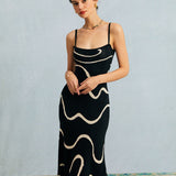 Charlotte | Fitted Midi Dress with Mermaid Hem