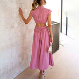 Francesca | Flowing halter-neck dress for elegant occasions