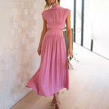 Francesca | Flowing halter-neck dress for elegant occasions
