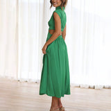 Francesca | Flowing halter-neck dress for elegant occasions