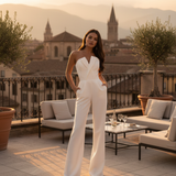 Willow | Strapless Jumpsuit for Women – Wide-Leg Fit