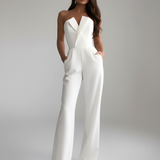 Willow | Strapless Jumpsuit for Women – Wide-Leg Fit