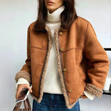 Juliet | Ladies' Winter Coat with Soft Teddy Details
